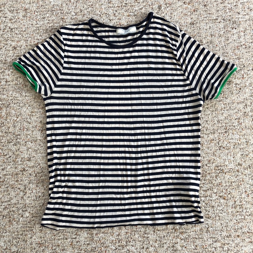Zara stripe ringer soft with flecks of color